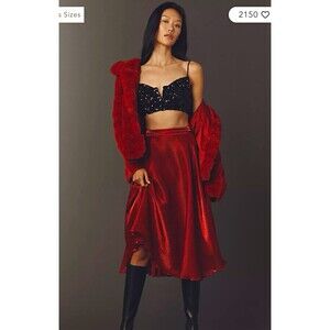 Bl-nk Marea Shine Midi Skirt Plus Size 2X✅